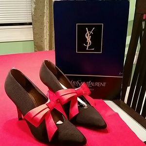 YvesSaintLaurent black heels